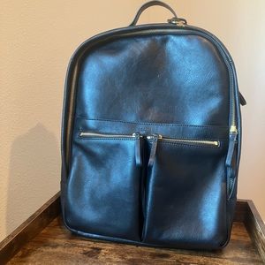 Fossil Tess Laptop Backpack (Black)